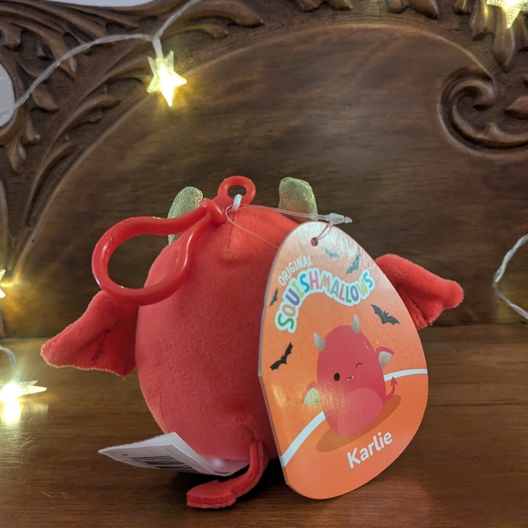 3.5" Karlie The Devil Squishmallow Clip - Picture 2 of 2